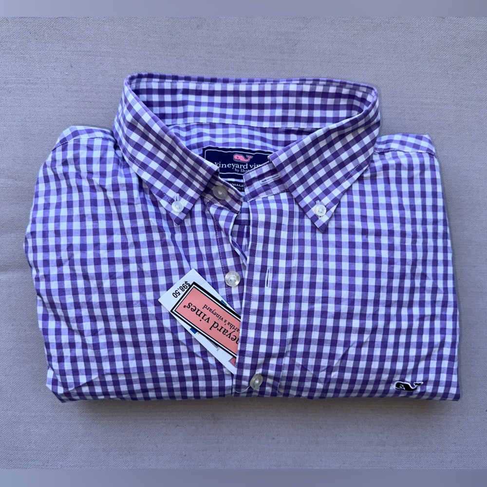 Vineyard Vines Men’s Button Down Wale Shirt